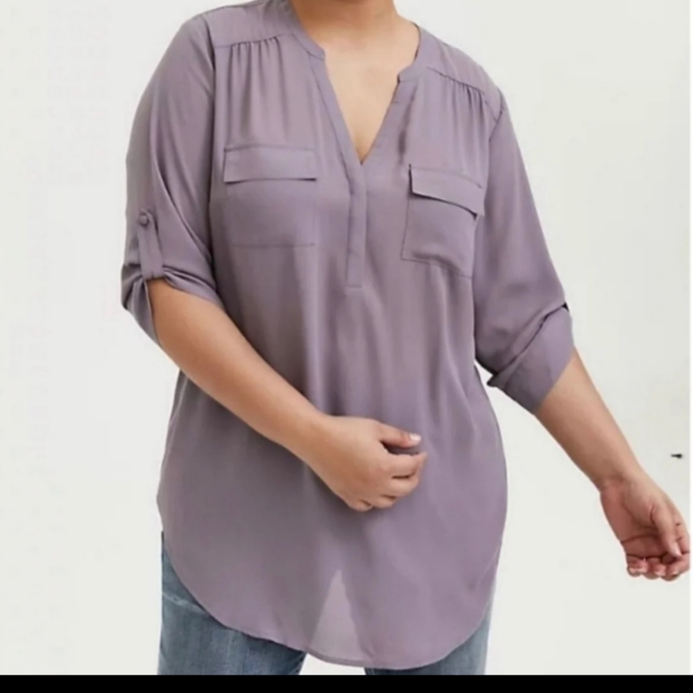 Torrid mauve Harper pullover size 0X